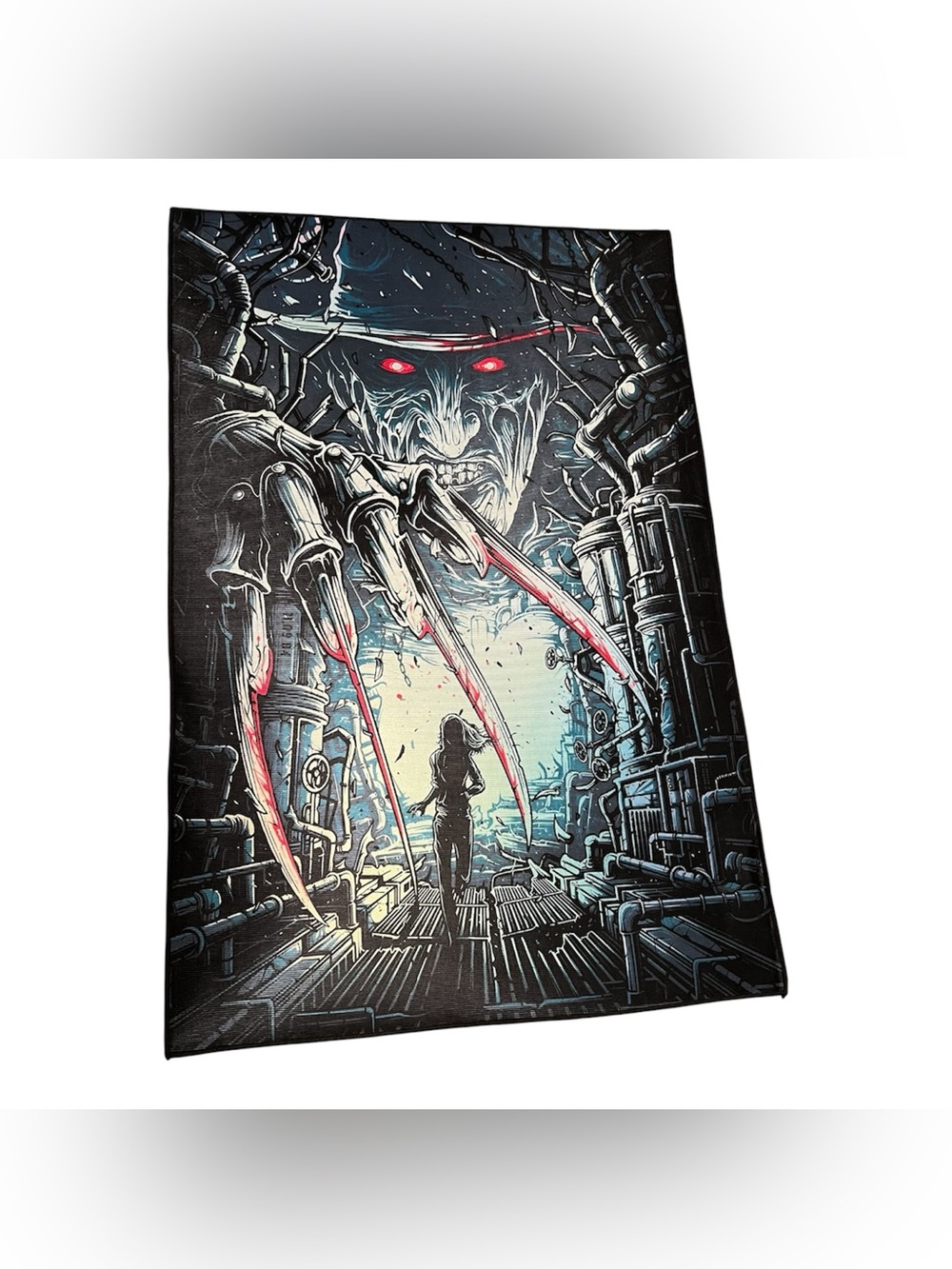 Nightmare on elm street Horror Freddy Area Ru 4ft x 2.5ft